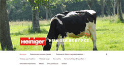 Desktop Screenshot of heiniger.be